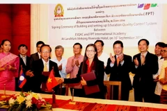 Việt Nam giúp Lào quản lý thông tin và kiểm định chất lượng