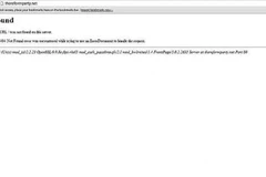 Không thể truy cập vào website của đảng Cải cách (Nguồn: ST) 