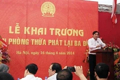 Khai trương văn phòng thừa phát lại đầu tiên của Hà Nội