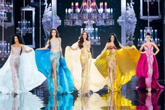 Thí sinh Miss Grand International 2023 ấn tượng trên sân khấu Bán kết