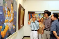 Triển lãm Mỹ thuật về Thăng Long-Hà Nội ngàn năm văn hiến