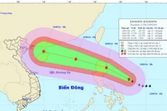 Bão Kalmaegi diễn biến phức tạp, di chuyển rất nhanh vào Biển Đông