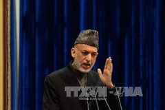 Tổng thống Afghanistan Hamid Karzai. (Nguồn: AFP/TTXVN) 