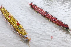 Tưng bừng giải đua ghe ngo của đồng bào Khmer Nam Bộ