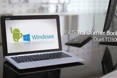 Thiết bị đầu tiên tích hợp dòng chip hỗ trợ của Intel là Asus Transformer Book Duet. (Nguồn: Asus Transformer Book Duet)