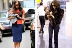 Mãn nhãn với các cách phối đồ thời thượng của mẹ con nhà "sao"