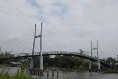 An Giang: Thay thế cầu khỉ, cầu ván bằng cầu treo dây văng