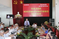 Tọa đàm về phát huy sức mạnh khối đại đoàn kết toàn dân tộc