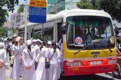 Đồng Nai miễn vé xe buýt cho thí sinh dự thi đại học, cao đẳng
