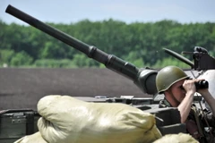 Quân nổi dậy Slavyansk xóa sổ 1 khẩu đội súng cối của lính Ukraine