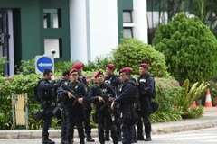 Cảnh sát Singapore. Ảnh minh họa. (Nguồn: AFP/ TTXVN)