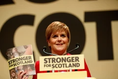 Thủ hiến Scotland Nicola Sturgeon. (Nguồn: EPA/TTXVN)