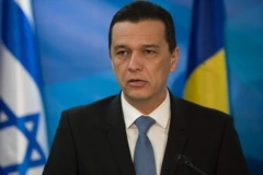 Thủ tướng Romania Sorin Grindeanu. (Nguồn: (Nguồn: AFP/TTXVN)
