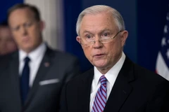 Bộ trưởng Tư pháp Mỹ Jeff Sessions. (Nguồn: EPA/TTXVN)