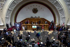 Toàn cảnh phiên họp Quốc hội Venezuela ở Caracas ngày 9/1. (Nguồn: EPA/TTXVN)
