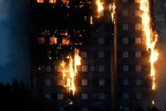 Hiện trường vụ cháy. (Nguồn: BBC)