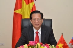 Đại sứ Việt Nam tại Campuchia Thạch Dư. (Ảnh: Phan Minh Hưng/TTXVN)