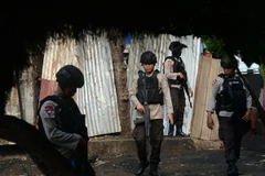 Cảnh sát Indonesia. (Nguồn: THX/TTXVN)