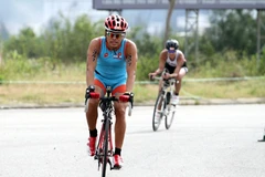 Ông Lê Hồng Minh, người đưa Ironman về Việt Nam tham gia cuộc thi năm 2015. (Ảnh: Hiền Trần/Vietnam+)