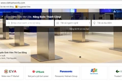 Giao diện website www.vietnamworks.com. (Ảnh chụp màn hình)