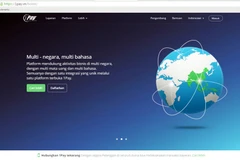 Giao diện 1Pay bằng tiếng Indonesia. (Ảnh chụp màn hình)