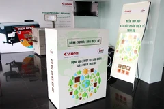 Điểm thu gom rác thải điện tử của Canon. (Ảnh: Canon)
