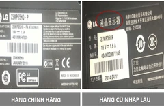 Hướng dẫn phân biệt hàng chính hãng, hàng nhập lậu của LG. (Nguồn: LG)