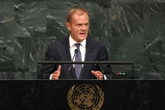 Chủ tịch Hội đồng châu Âu Donald Tusk. (Nguồn: AFP/TTXVN)