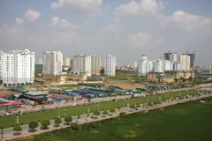 Khu tái định cư Nam Trung Yên. (Ảnh: Tuấn Anh/TTXVN)