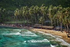 Vẻ đẹp nên thơ của Bãi Mến trên đảo Nam Du, Việt Nam. (Ảnh: Trọng Đạt/TTXVN)