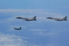 Máy bay ném bom chiến lược B-1B Lancers của Mỹ. Ảnh minh họa. (Nguồn: EPA/TTXVN)