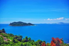 Bãi tắm xanh trong vịnh Cam Ranh. (Nguồn: Frank Hoang)