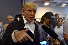 Tổng thống Mỹ Donald Trump tại thành phố Houston. (Nguồn: AFP/TTXVN)