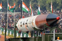 Tên lửa Agni-IV của Ấn Độ. Ảnh minh họa. (Nguồn: AFP/TTXV)