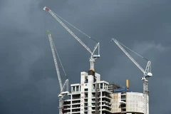 Quang cảnh tại một công trường xây dựng ở Sydney, Australia. (Nguồn: AFP/TTXVN)