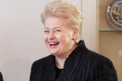 Tổng thống Litva Dalia Grybauskaite. (Nguồn: EPA/TTXVN)