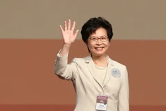 Trưởng Đặc khu Hành chính Hong Kong Lâm Trịnh Nguyệt Nga. (Nguồn: EPA/TTXVN)