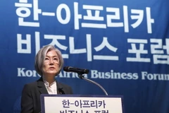 Ngoại trưởng Hàn Quốc Kang Kyung-hwa. (Nguồn: Yonhap/TTXVN)