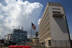 Đại sứ quán Mỹ tại La Habana, Cuba. (Nguồn: Los Angeles Times/TTXVN)