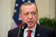 Tổng thống Thổ Nhĩ Kỳ Recep Tayyip Erdogan. (Nguồn: EPA/TTXVN)