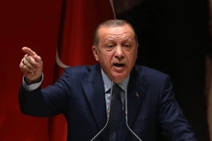 Tổng thống Thổ Nhĩ Kỳ Recep Tayyip Erdogan. (Nguồn: AFP/TTXVN)