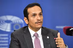 Ngoại trưởng Qatar Sheikh Mohammed bin Abdulrahman bin Jassim Al-Thani. (Nguồn: AFP/TTXVN)