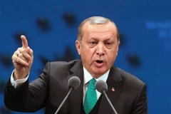 Tổng thống Thổ Nhĩ Kỳ Recep Tayyip Erdogan. (Nguồn: AFP/TTXVN)