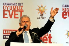 Thủ tướng Thổ Nhĩ Kỳ Binali Yildirim. (Nguồn: EPA/TTXVN)