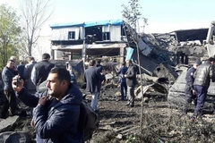 Hiện trường vụ nổ. (Nguồn: dailysabah.com)