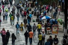 Người dân tại thành phố Sao Paulo, Brazil. (Nguồn: AFP/TTXVN)