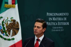 Tổng thống Mexico Enrique Pena Nieto. (Nguồn: AFP/TTXVN)