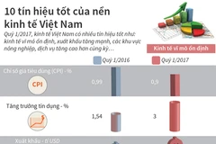 [Infographics] 10 tín hiệu sáng của nền kinh tế Việt Nam