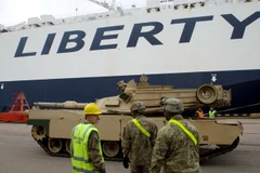 Xe tăng Abrams của Mỹ. (Nguồn: AFP/TTXVN)