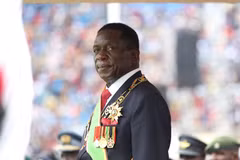 Tân Tổng thống Zimbabwe Emmerson Mnangagwa. (Nguồn: THX/TTXVN)